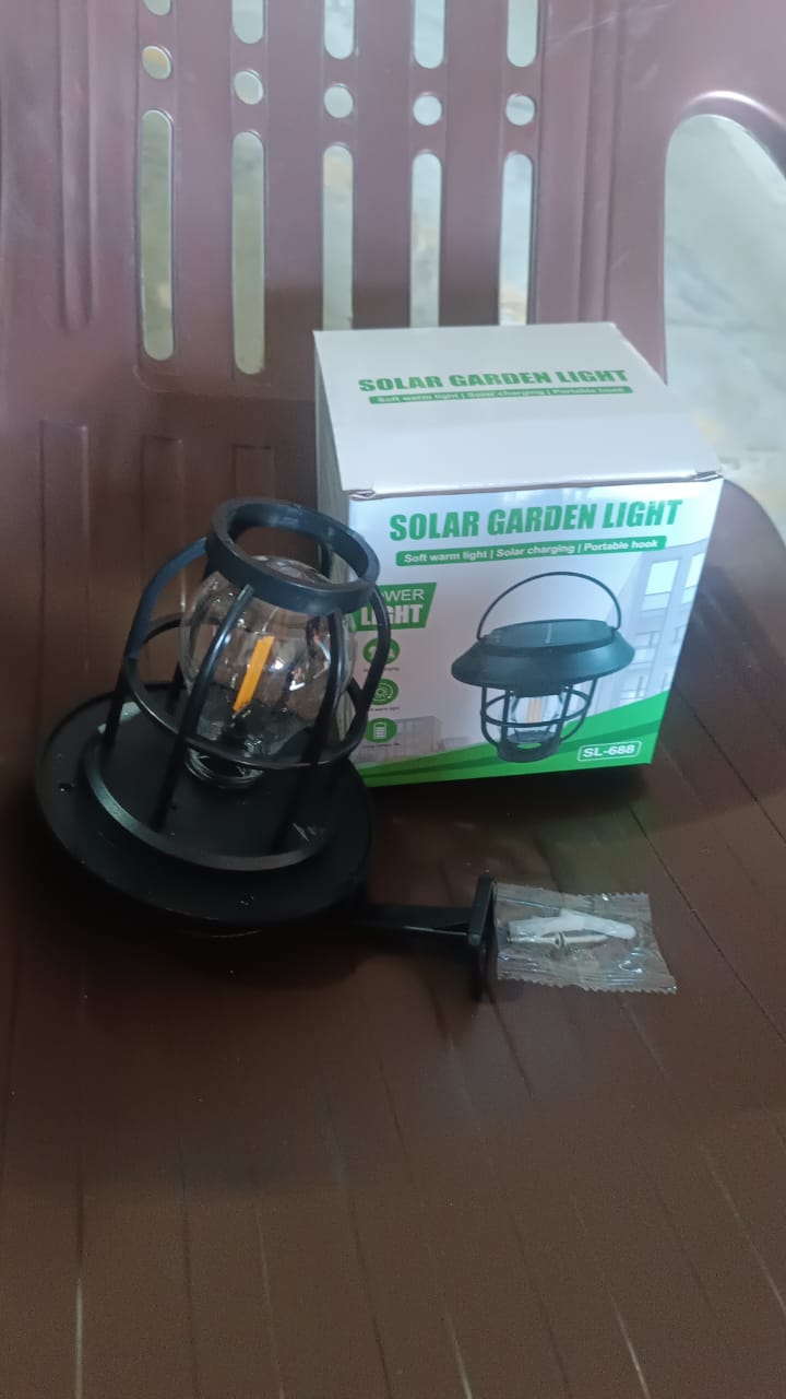 Solar Lantern Wall Lights Fixtures with Motion Sensor (1 Pc) Solar Lantern Wall Lights Fixtures with Motion Sensor (1 Pc)